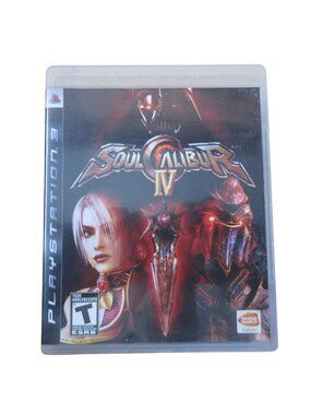 PS3 Soul Calibur IV 4 Sony Playstation 3 Game With Manual